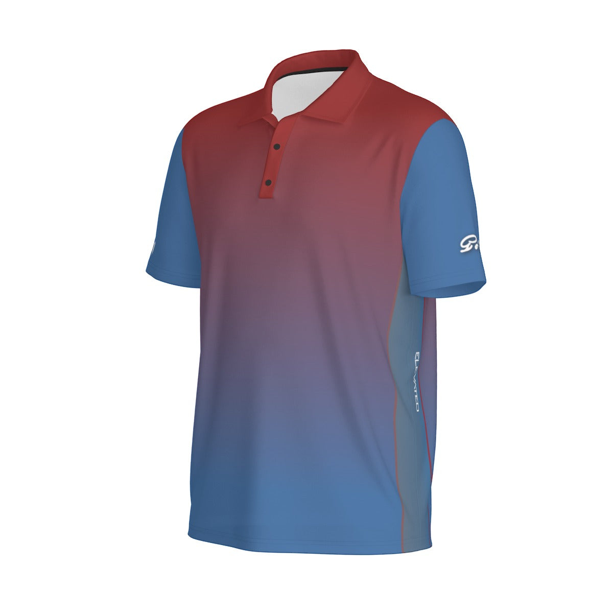 Elevated stretchy spandex polyester wicking polo