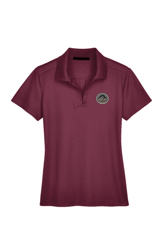Embroidered Elevated Performance Ladies' Plaited Polo
