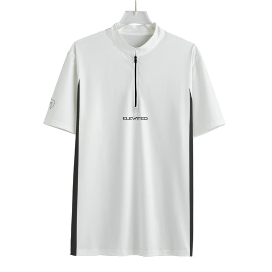 Simple Elevated Zip Up Polo T
