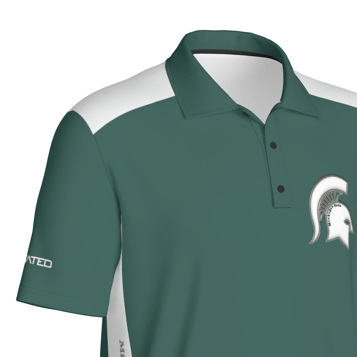 Michigan State Breathable wicking polo