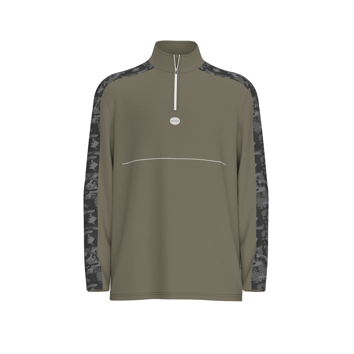 Elevated athletic stand up quarter zip