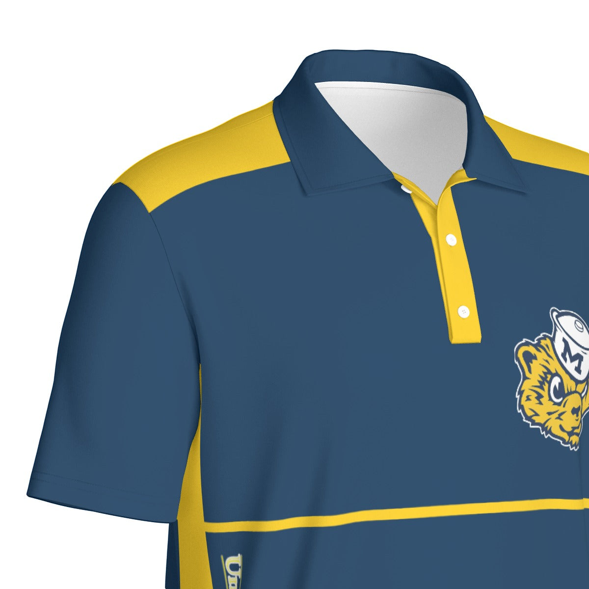 University of Michigan breathable wicking polo