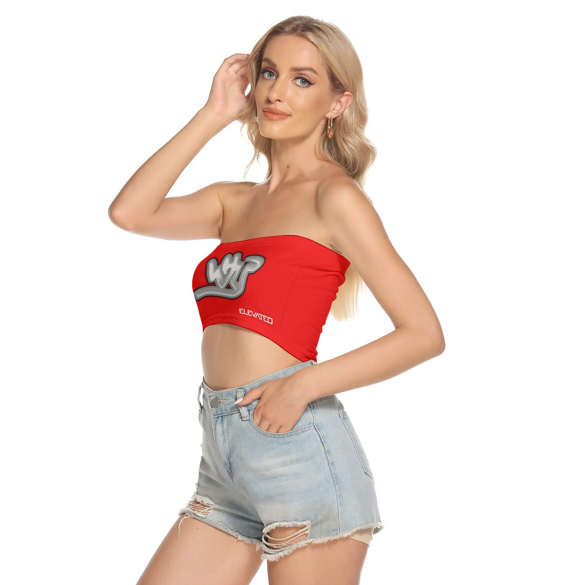 Elevated Whip Womens poly/span Tube top